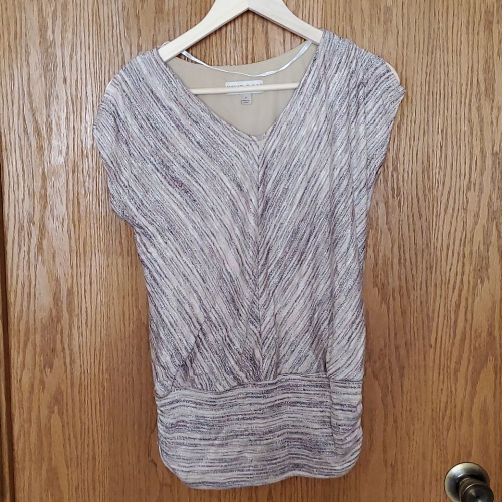 Short Sleeve Sweater Tunic